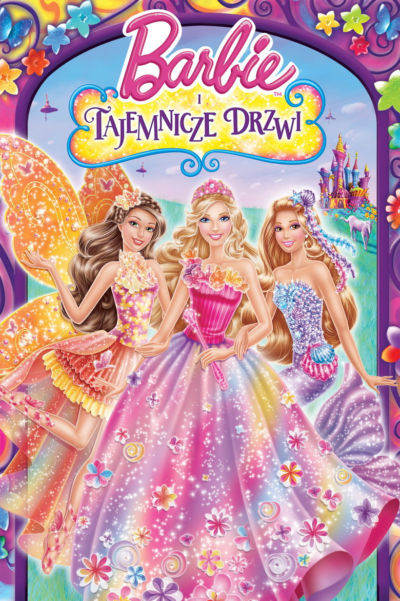 Plakat filmu Barbie i tajemnicze drzwi