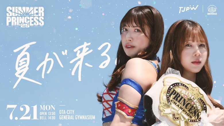 TJPW Summer Sun Princess '25 main backdrop