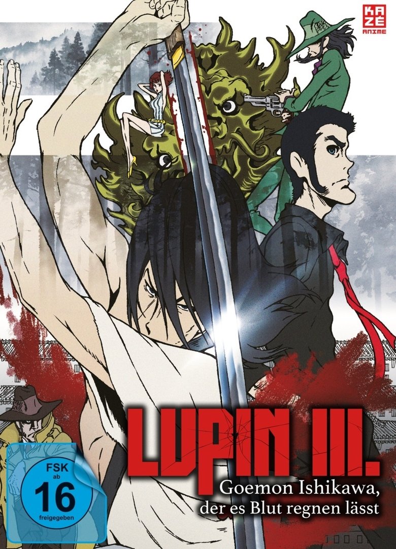 Lupin III.: Goemon Ishikawa, der es Blut regnen lässt poster