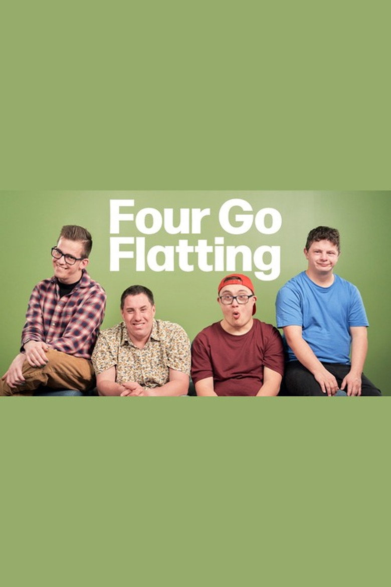 Official poster for Four Go Flatting