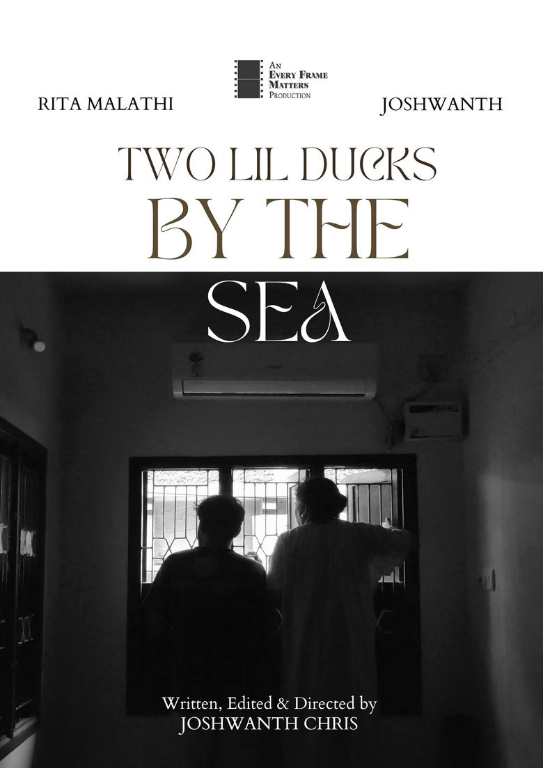 Two Lil Ducks By The Sea background