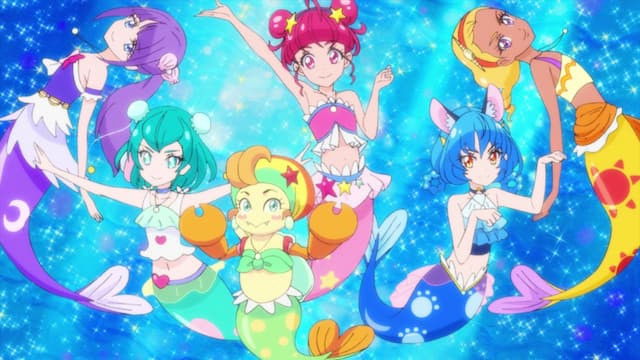 Still image for Star☆Twinkle PreCure season 1 episode 27: The Ocean Planet! Become a Mermaid and Swim Swim Still image for Star☆Twinkle PreCure season 1 episode 27: The Ocean Planet! Become a Mermaid and Swim Swim