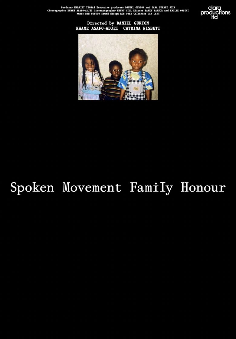 Spoken Movement Family Honour poster
