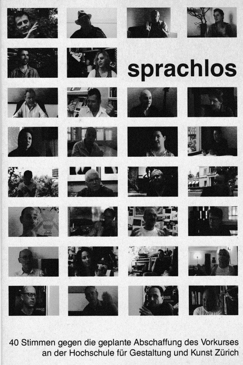 Affiche ou illustration — Sprachlos