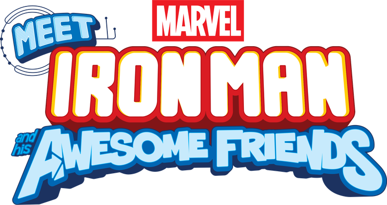 Logo artwork for Meet Iron Man and His Awesome Friends