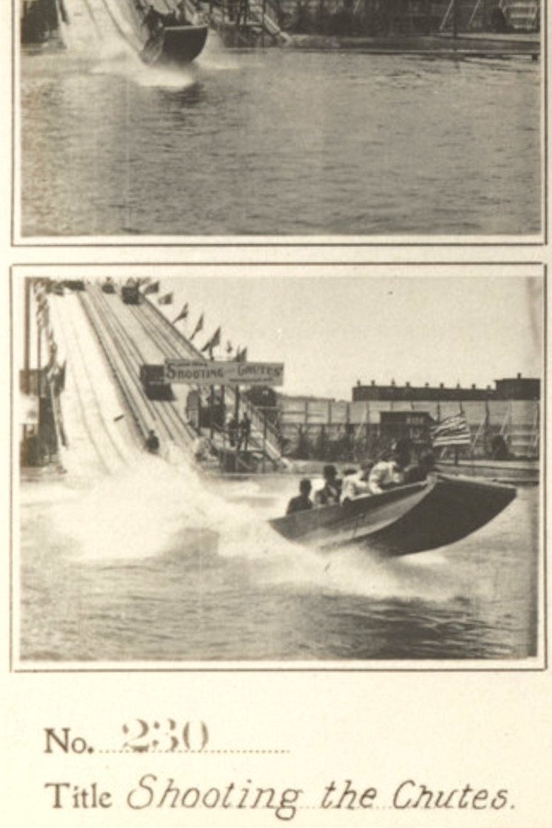 Shooting the Chutes (1896) poster