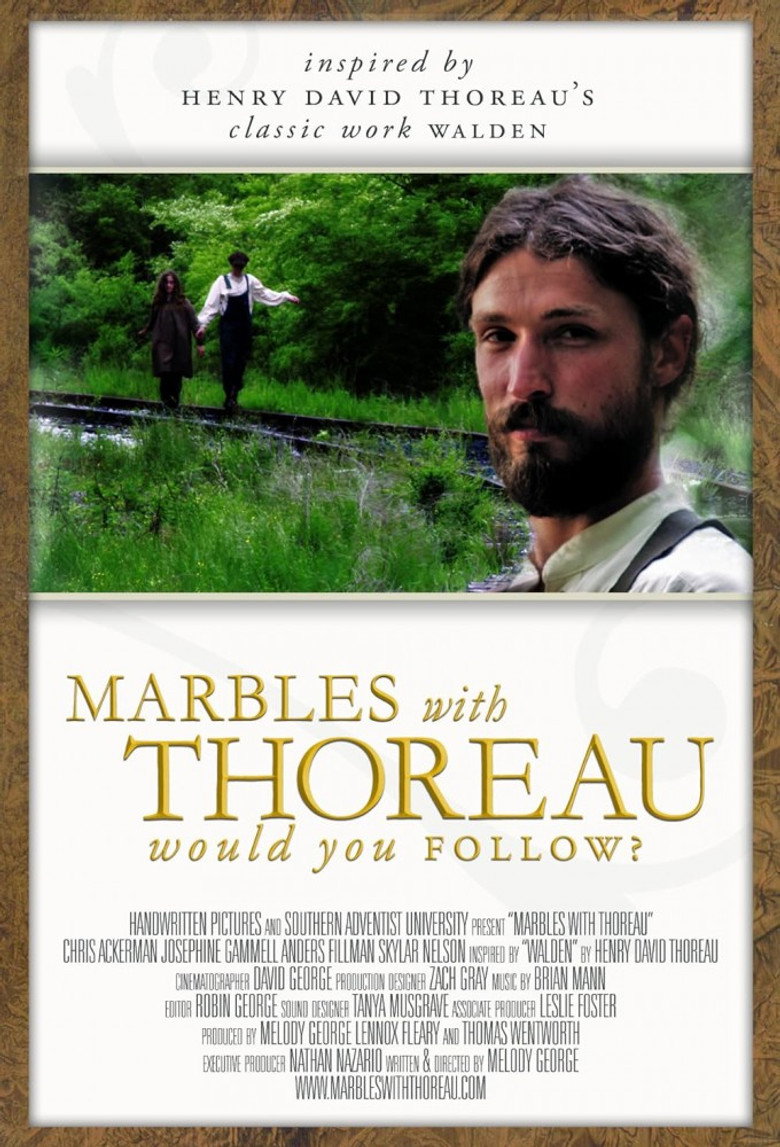 Marbles with Thoreau background