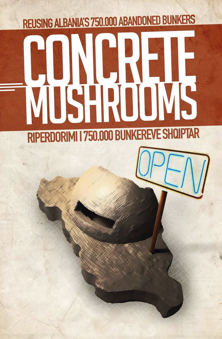Concrete Mushrooms background