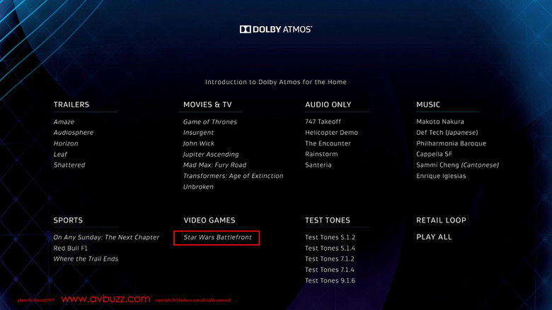 Dolby Atmos Demonstration Disc 2015 movie poster