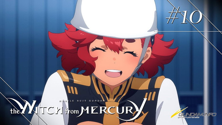 Still from Mobile Suit Gundam: The Witch from Mercury - Season 1 Episode 10