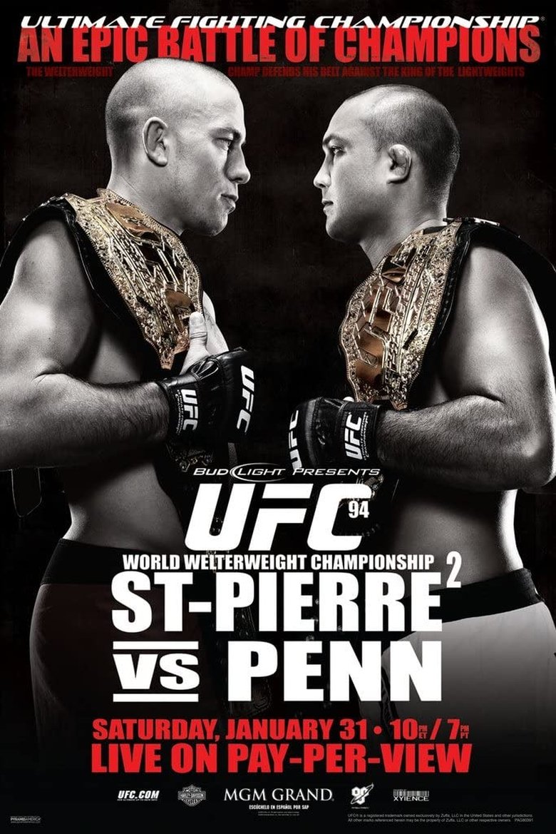 UFC 94: St-Pierre vs. Penn 2 main poster