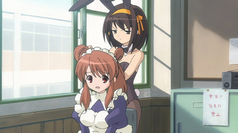 Still from The Melancholy of Haruhi Suzumiya - Season 1 Episode 14