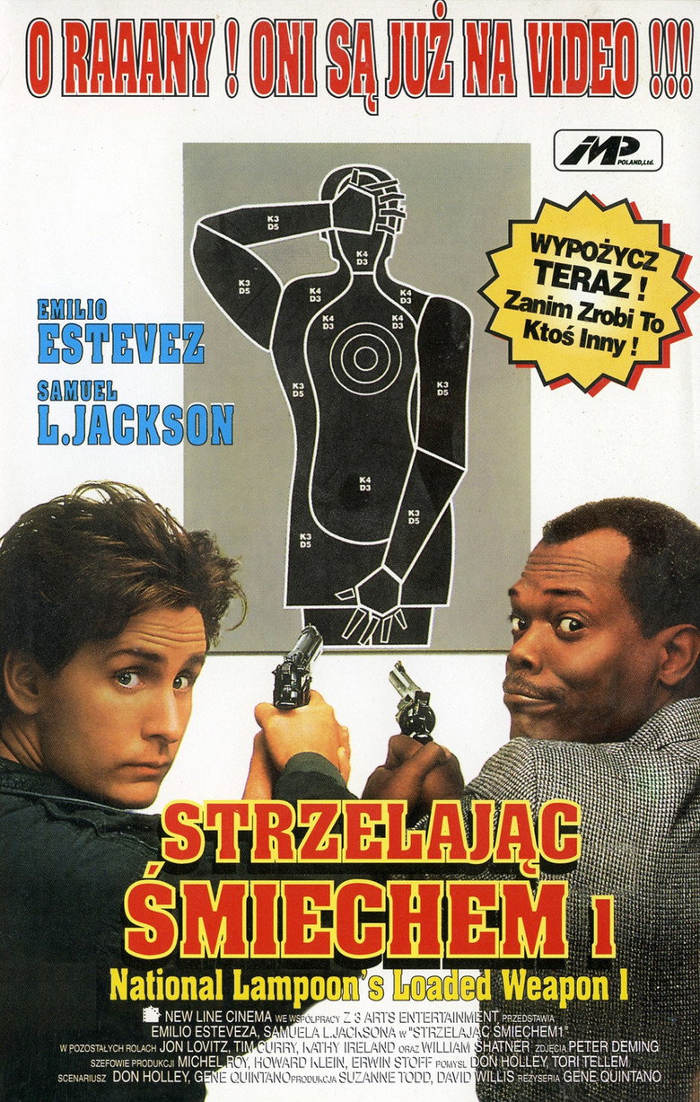 Plakat filmu W Krzywym Zwierciadle: Strzelając Śmiechem