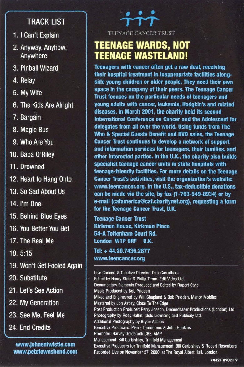 Imatge de The Who & Special Guests: Live At The Royal Albert Hall