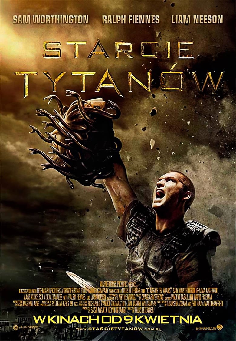 Plakat filmu Starcie tytanów