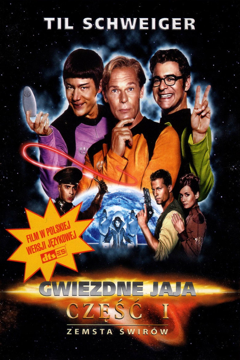 Plakat filmu Gwiezdne jaja: Część I - Zemsta Świrów