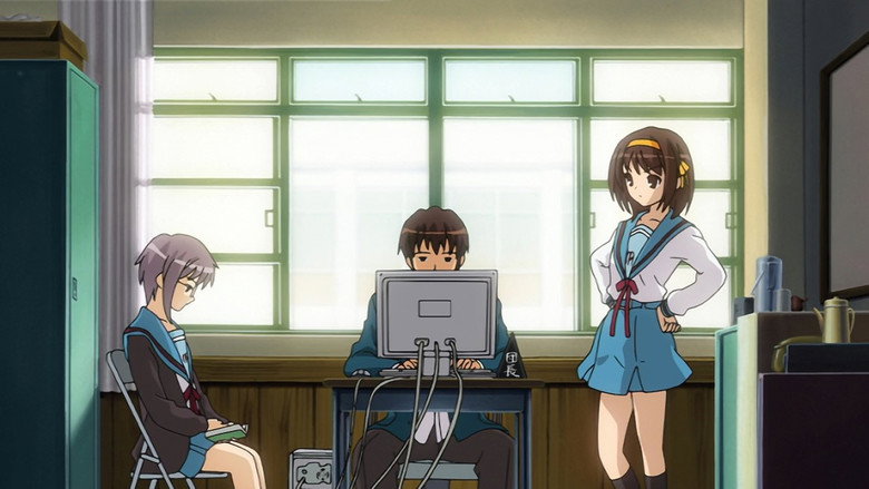 Still from The Melancholy of Haruhi Suzumiya - Season 1 Episode 3