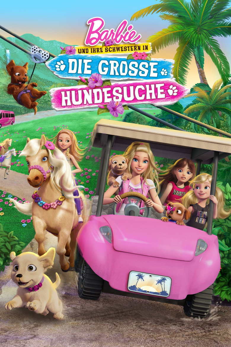 Filmplakat zu Barbie und ihre Schwestern in: Die grosse Hundesuche