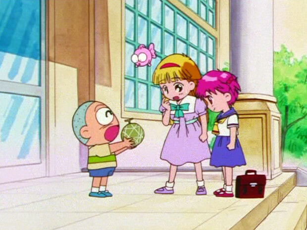 Still image for Goldfish Warning! season 1 episode 35: You're So Sweet: A Gift Melon / Aoi-chan Is a Prince Still image for Goldfish Warning! season 1 episode 35: You're So Sweet: A Gift Melon / Aoi-chan Is a Prince