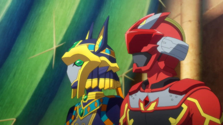 Still from The Red Ranger Becomes an Adventurer in Another World - Season 1 Episode 9
