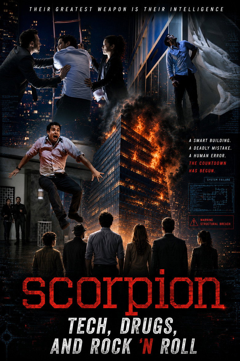 Scorpion - Tech, Drugs, and Rock 'n Roll poster