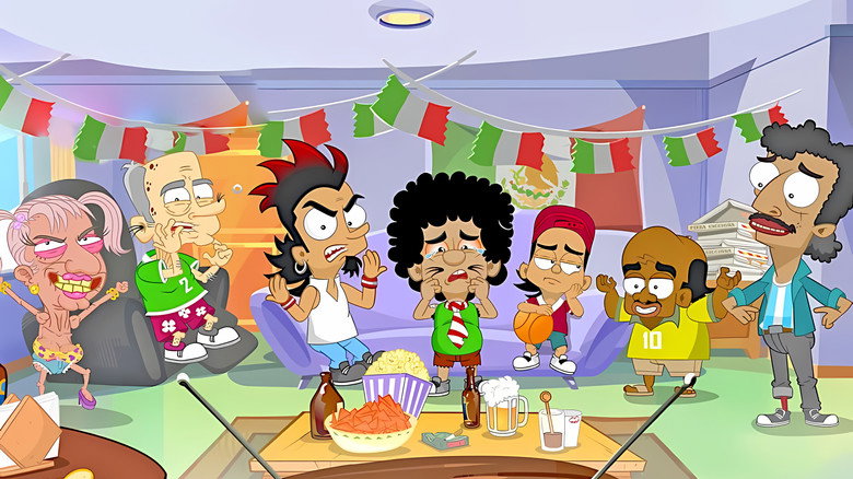 Frame from La Familia Del Barrio: La Maldición del Quinto Partido