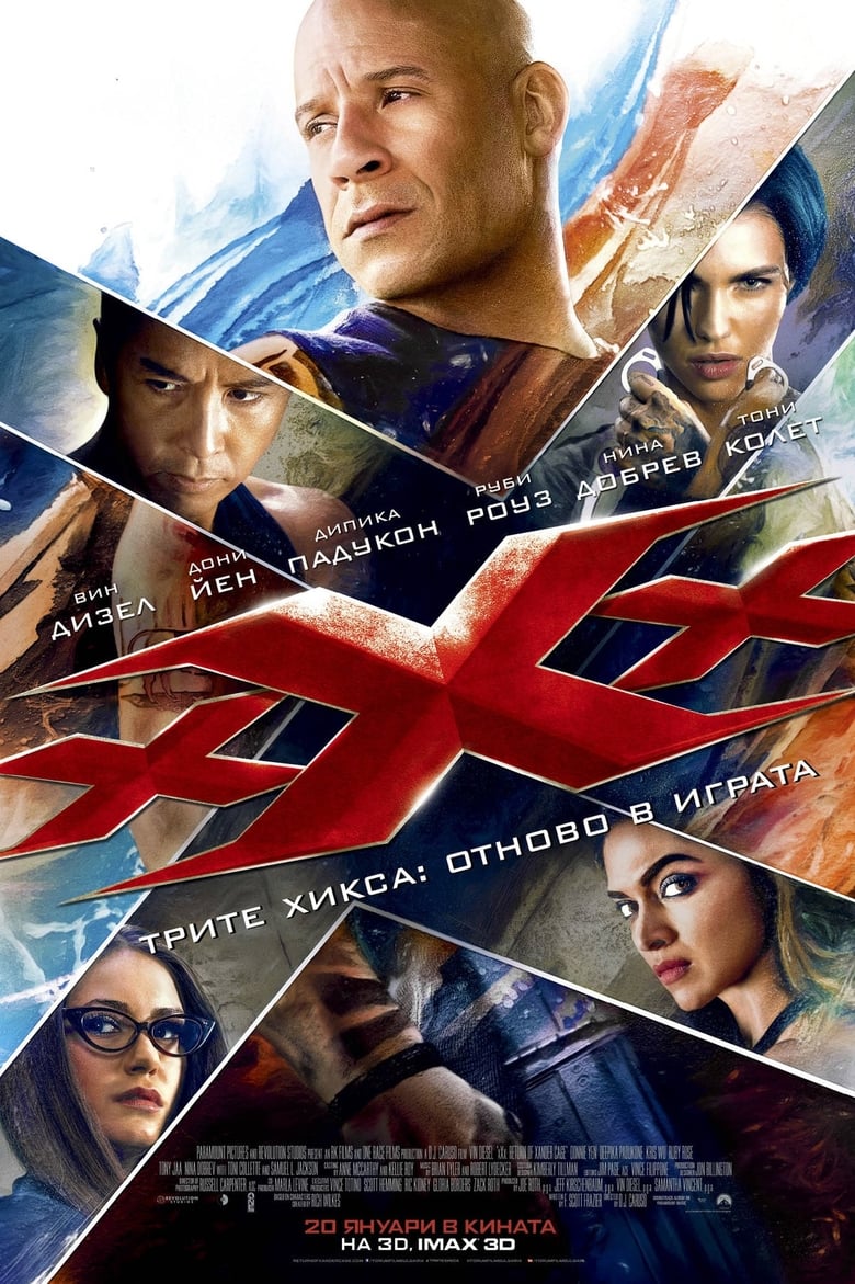 xXx: Return of Xander Cage / Трите хикса: Отново в играта (2017) BG AUDIO Филм онлайн