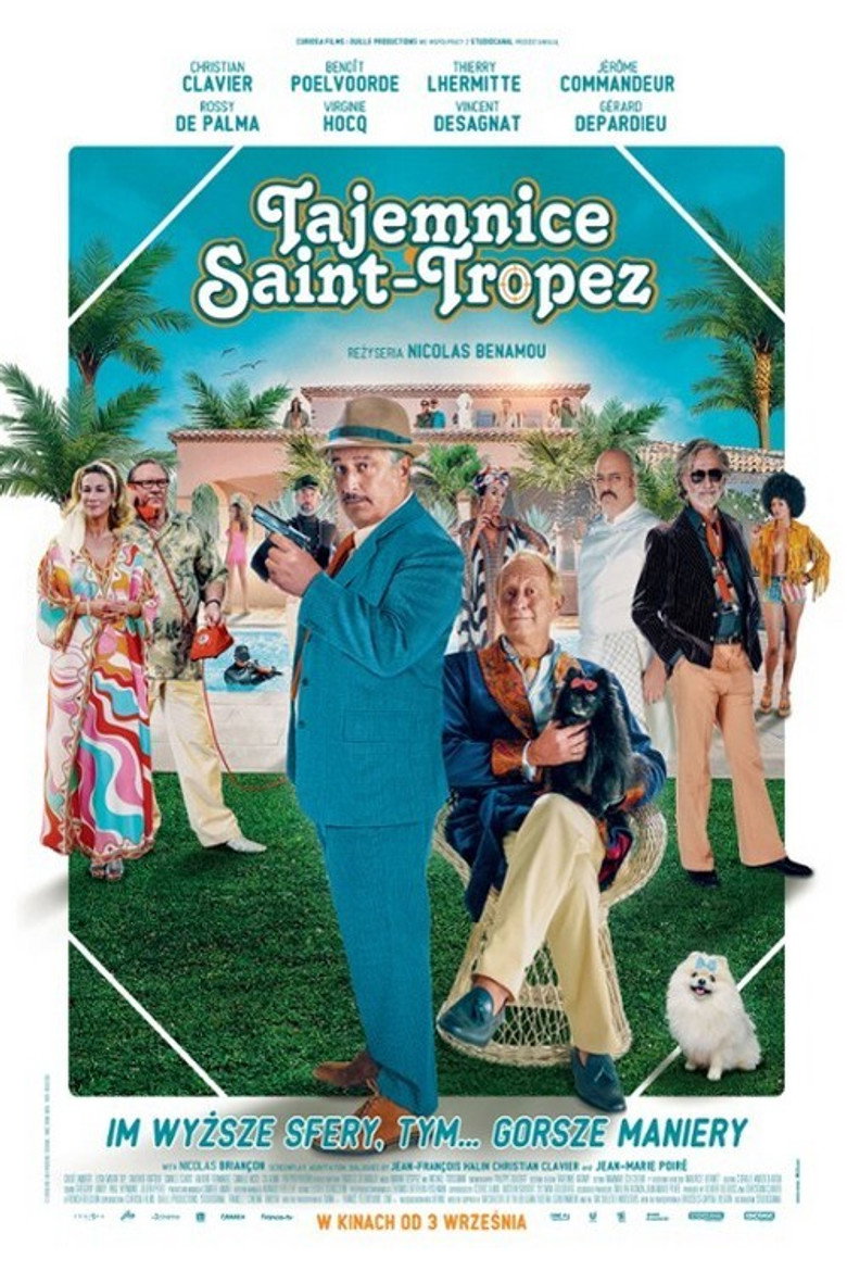 Plakat filmu Tajemnice Saint-Tropez