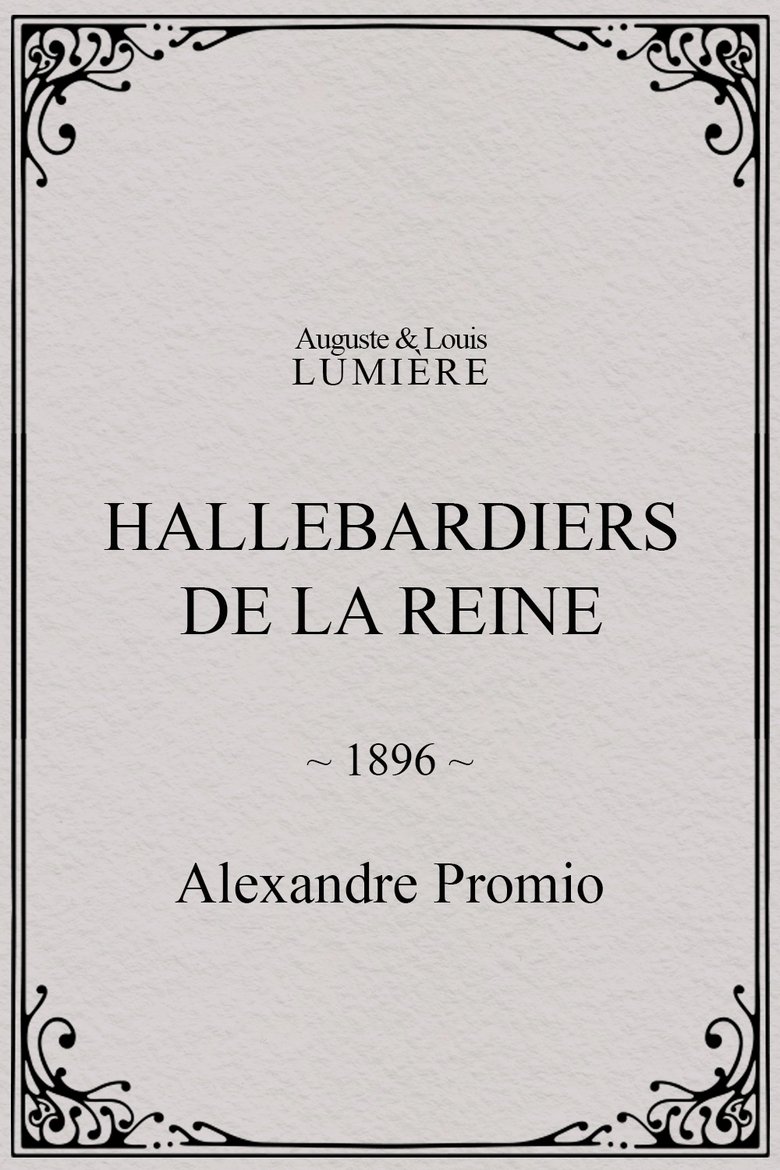 Hallebardiers de la reine main poster