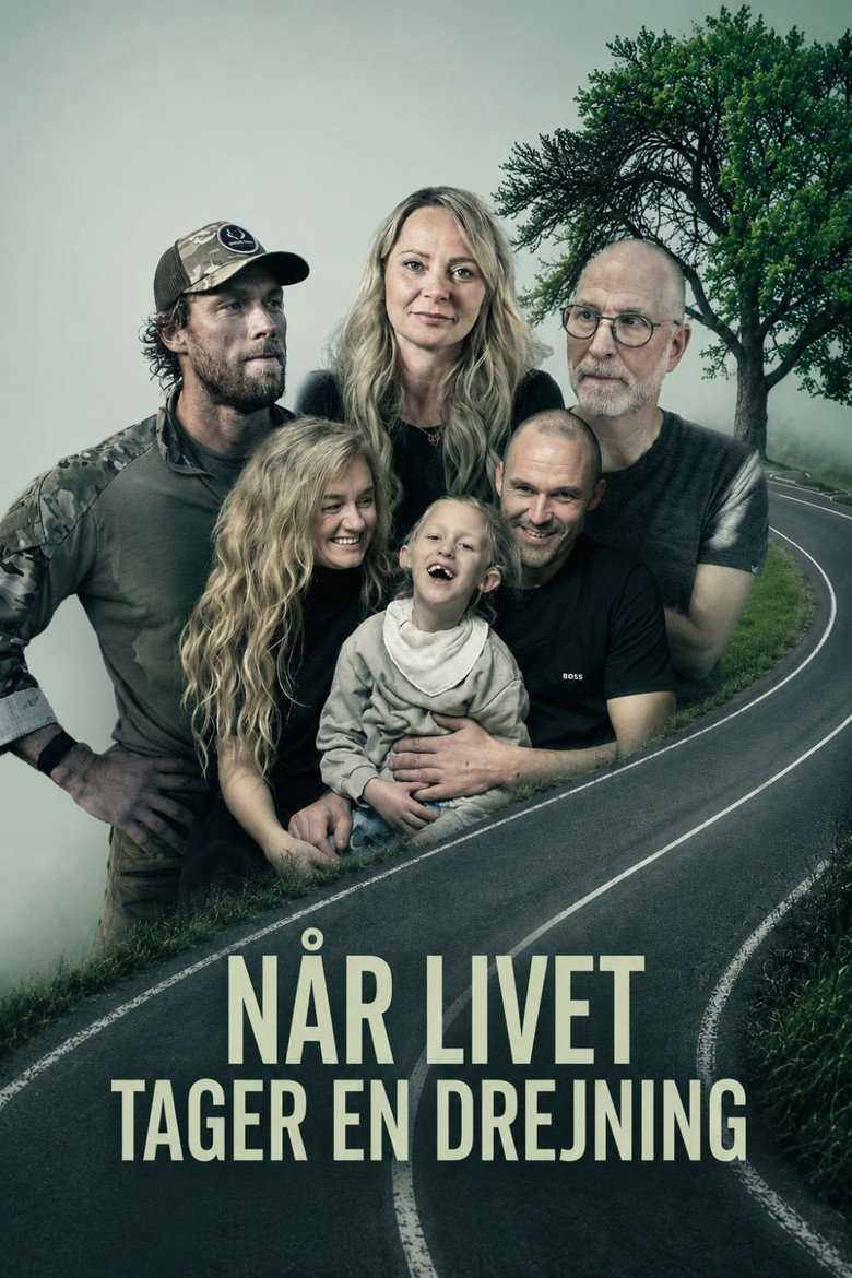Official poster for Når livet tager en drejning
