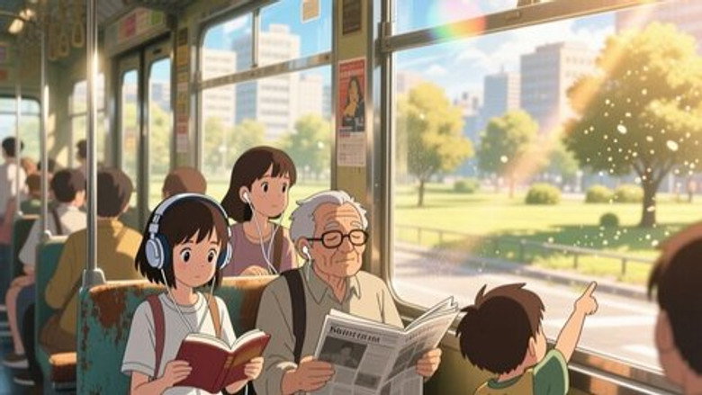 Still from Just the Four of Us