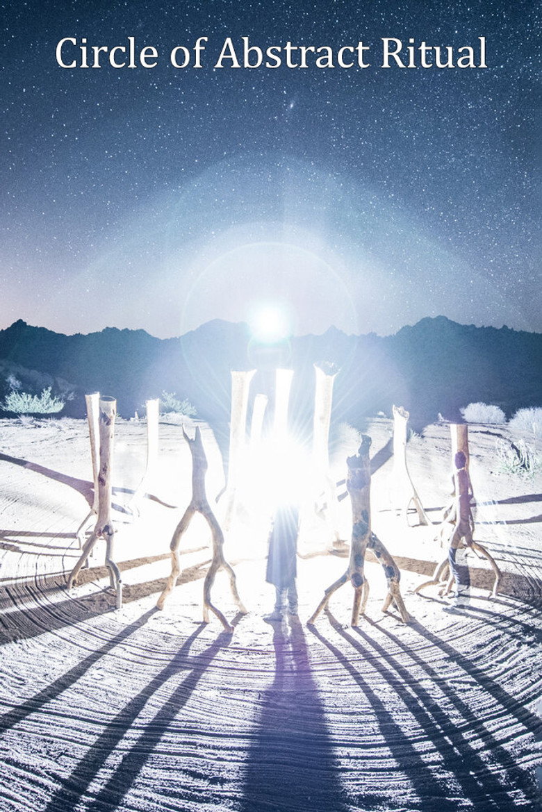 Circle of Abstract Ritual background