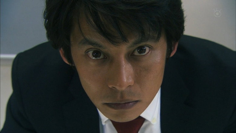Still from Section Chief Aoshima Shunsuke THE MOBILE: Cases happening in the Interrogation Room!