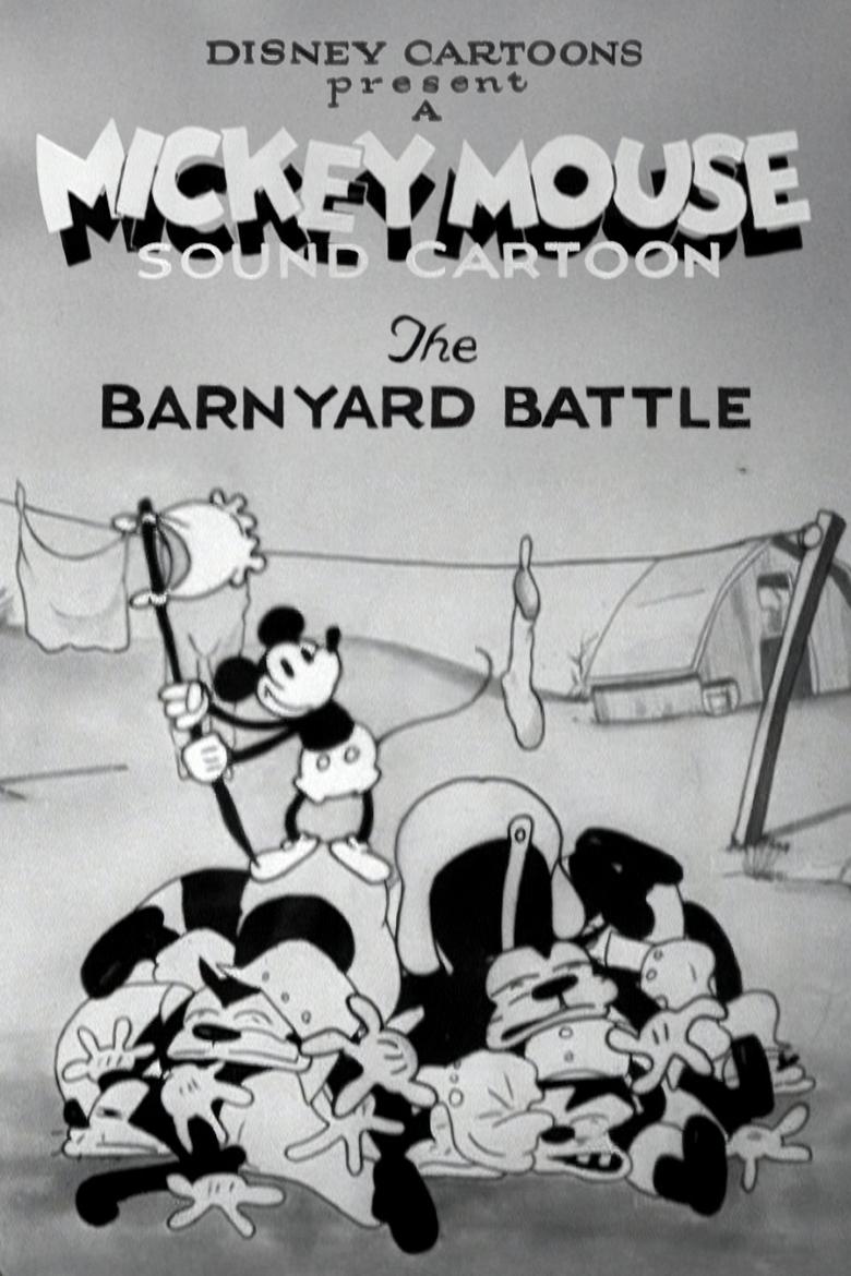 Film poster for The Barnyard Battle.