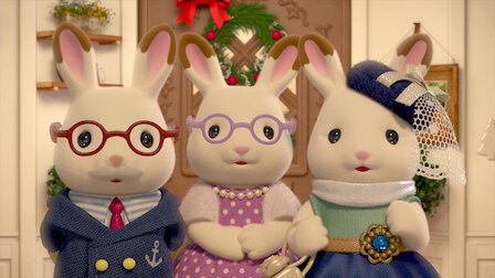 Still image for Sylvanian Families: Mini Episodes Clover season 1 episode 12: The Hopscotch Rabbit Family Are Always Good Friends!