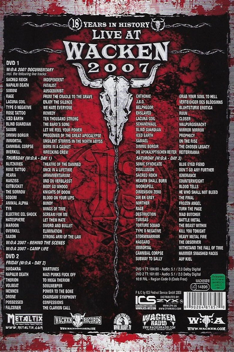 Imatge de Live at Wacken 2007 - 18 Years in History