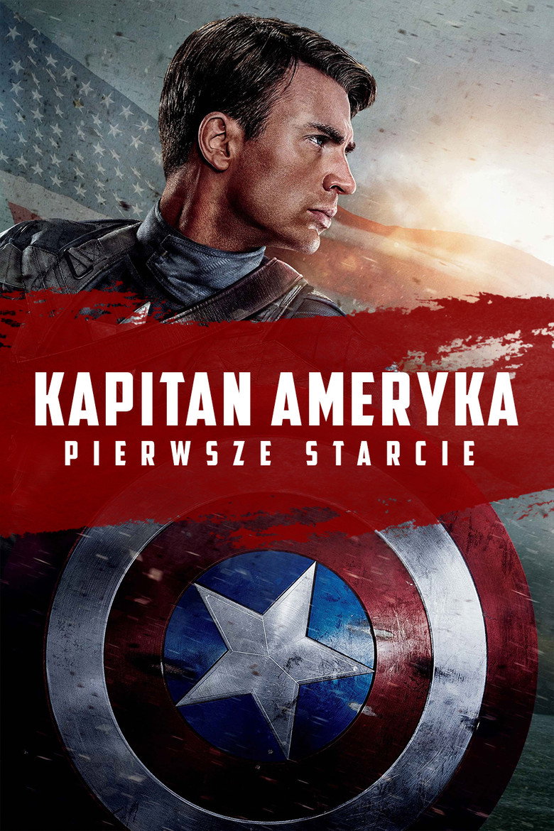 Plakat filmu Kapitan Ameryka: Pierwsze starcie