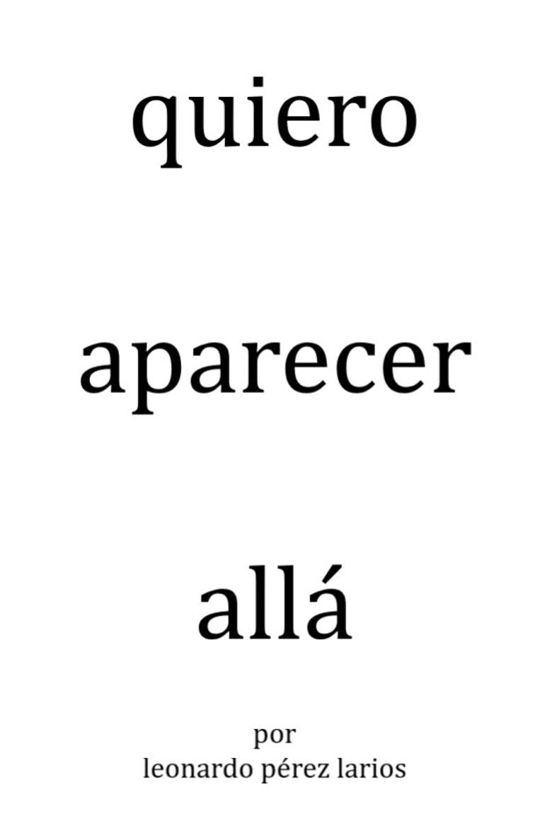 Imatge de quiero aparecer allá