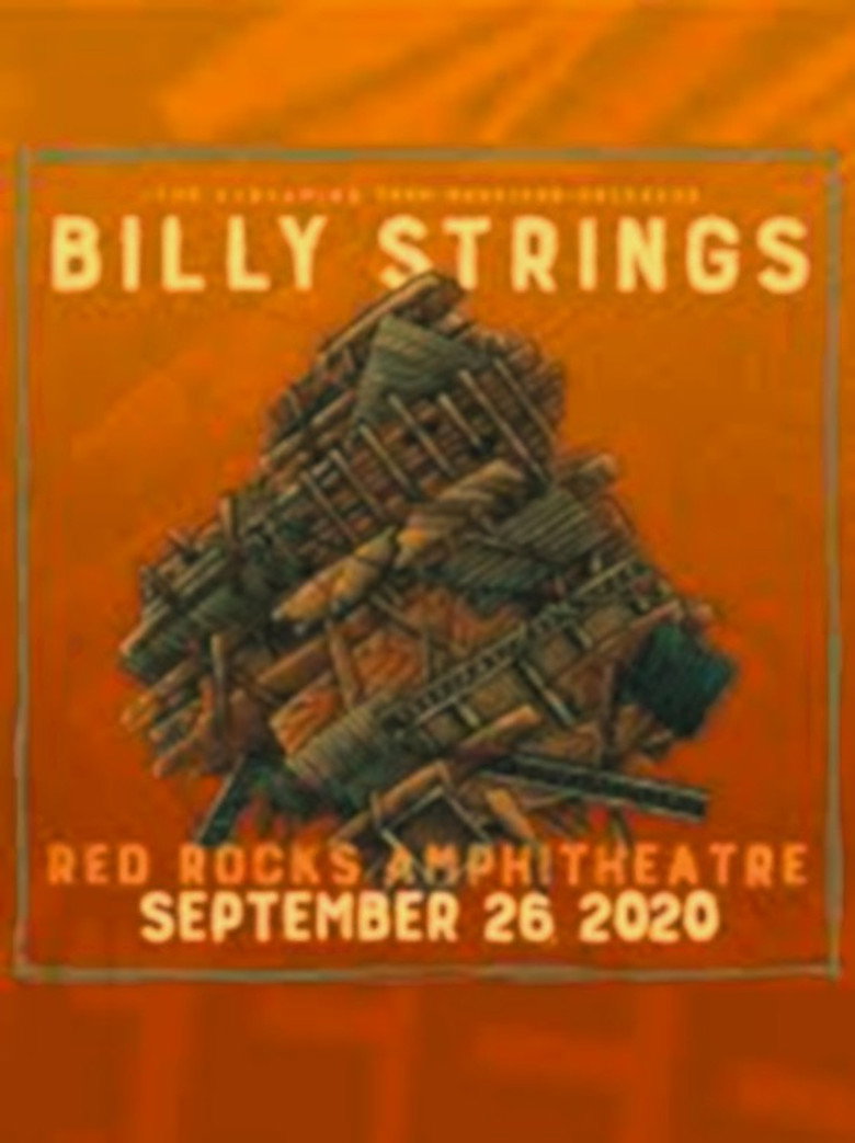 Billy Strings Live at Red Rocks poster