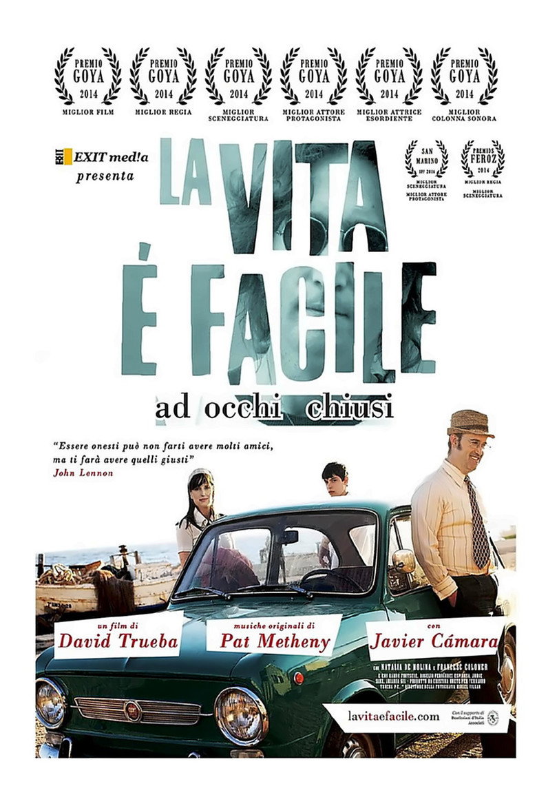 Copertina di La vita &egrave; facile ad occhi chiusi