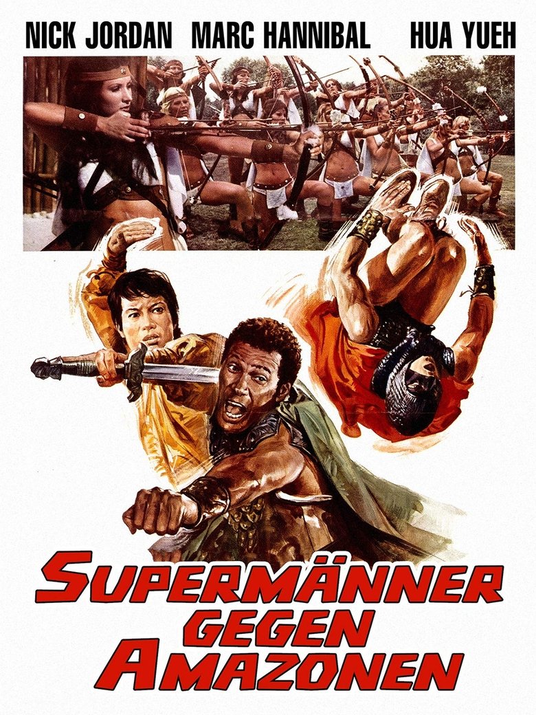 Supermänner gegen Amazonen poster
