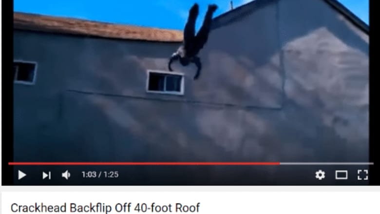 Crackhead Backflip Off 40-foot Roof movie poster