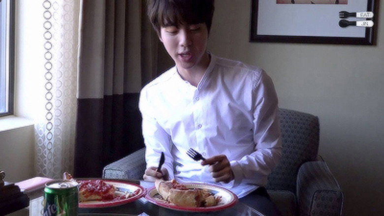 150830 밥 먹는 김석진 görseli