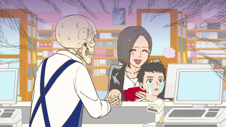 Still from Skull-face Bookseller Honda-san - Season 1 Episode 8