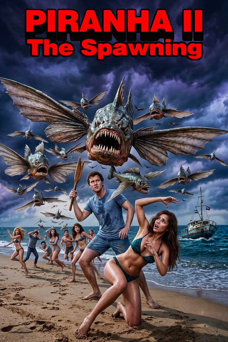 Piranha II: The Spawning poster