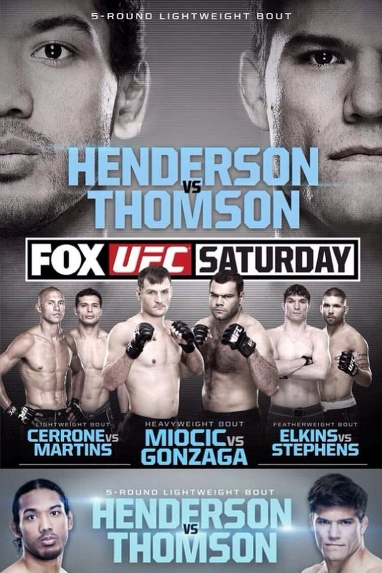 UFC on Fox 10: Henderson vs. Thomson main poster