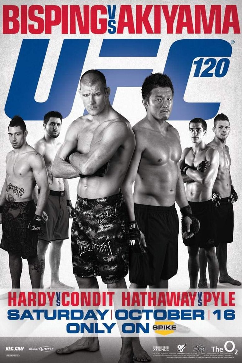 UFC 120: Bisping vs. Akiyama main poster