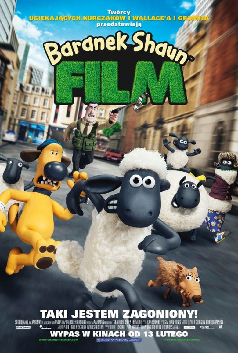 Plakat filmu Baranek Shaun. Film