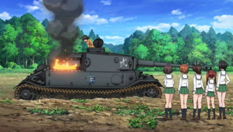 Still from Girls und Panzer - Season 1 Episode 10