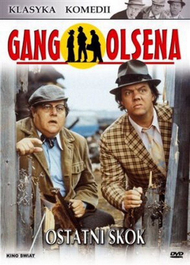 Plakat filmu Ostatni skok gangu Olsena